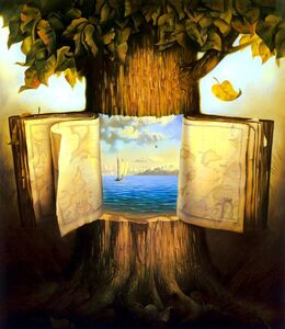 Book in a tree