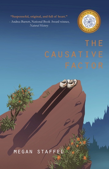 The cover shows a large rock in front of a blue sky with a pair of sneakers placed at the top of the rock