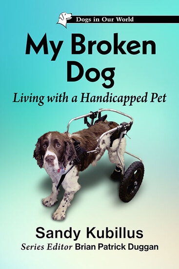 Cover of My Broken Dog showing a dog in a wheelchair