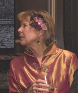 Carol Verburg celebrating Edward Gorey's 100th birthday, February 22, 2025