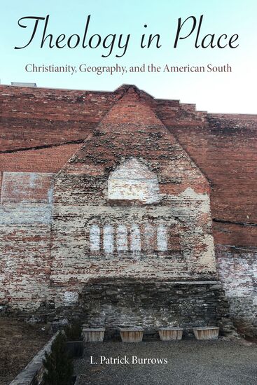 Book cover, a "ghost church" in the side of a brick building