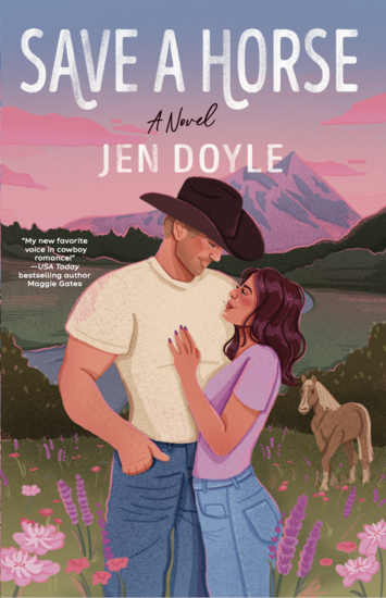 Cover image of Jen Doyle's SAVE A HORSE, the first in the Bitterroot Valley series