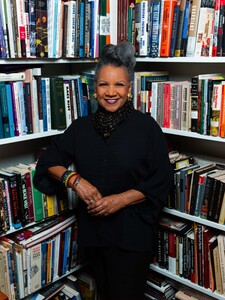 A'Lelia Bundles in Home Library