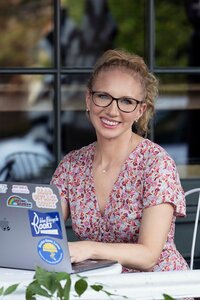 headshot of Rebecca Danzenbaker, author of young adult romances