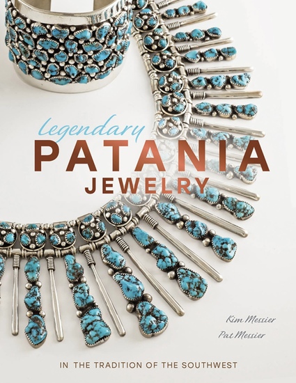 Cover of book with turquoise jewelry made by Frank Pattania Sr