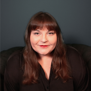 The image is a headshot of Eileen Porzuczek. 