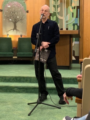 Robert Rosen discusses Bobby in Naziland at Temple Sinai, in Pennsylvania