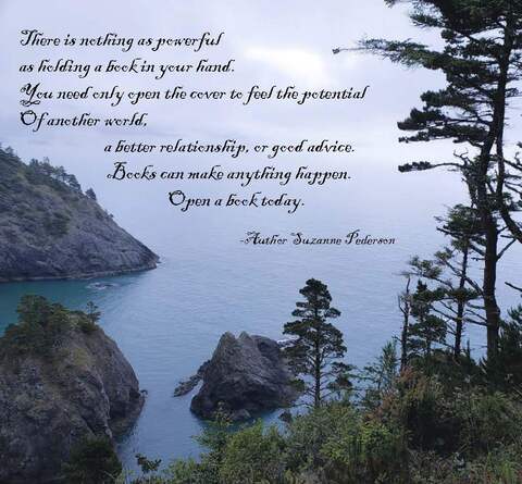 There is nothing as powerful as holding a book in your hand. You need only open the cover to feel the potential of another world, a better relationship, or good advice. Books can make anything happen. Open one today.