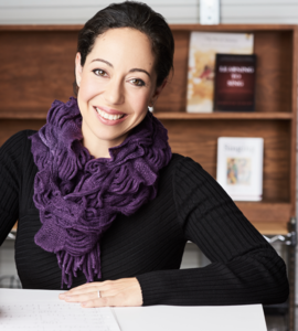Photo of Jennifer Hamady and her three books