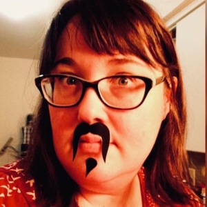 Self portrait with mustache 