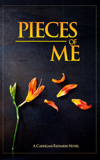 book cover with petals
