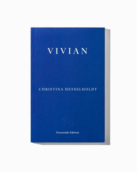 Blue Fitzcarraldo book cover of Vivian by Christina Hesselholdt