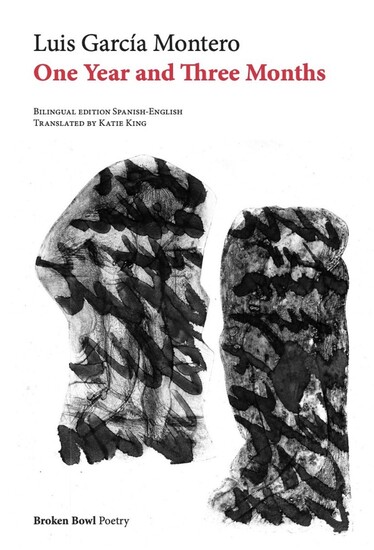 Cover art black ink on white background One Year and Three Months