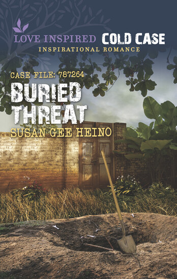 Dark, mysterious garden with shovel and overturned soil.