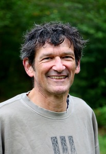 Ken Cadow at his camp in northern Vermont