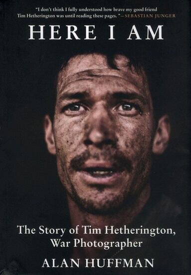 Black-and-white image of photographer Tim Hetherington