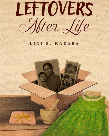 alt="Cover image of Leftovers After Life with montage of items dress photo mortar pestle letters"