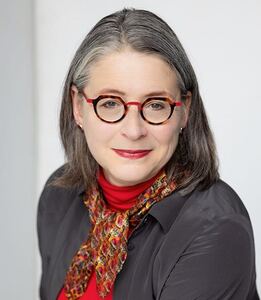 photo of a woman wearing glasses