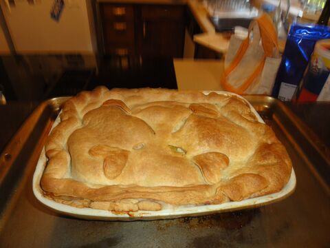 Connecticut Thanksgiving Chicken Pie