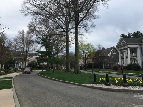 Buckingham Road's graceful curve.