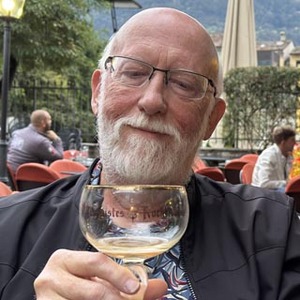 Author Randy Mosher in Aosta, Italy