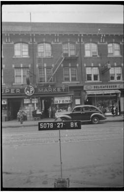 The sawdust-strewn aisles of the A&P, in Flatbush.
