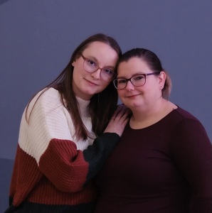 Left to right Riley and Cala