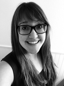 black and white headshot 